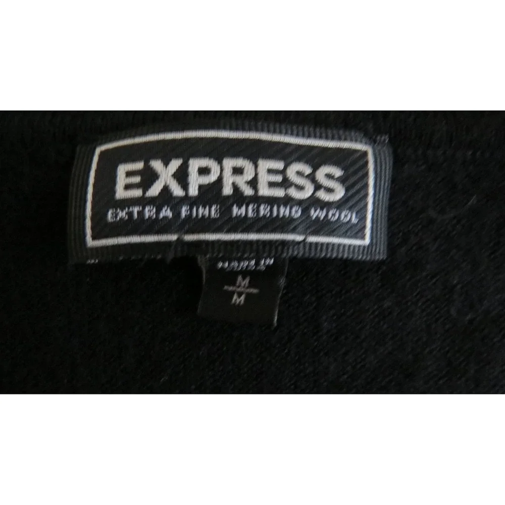 Banana Republic 100% Extra Finer Merino Wool Minimalist Knit Sweater Men's Med